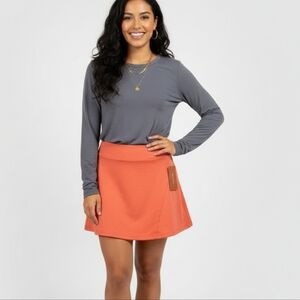 Vibrant PinkSkater Mini Skort for Resort Wear